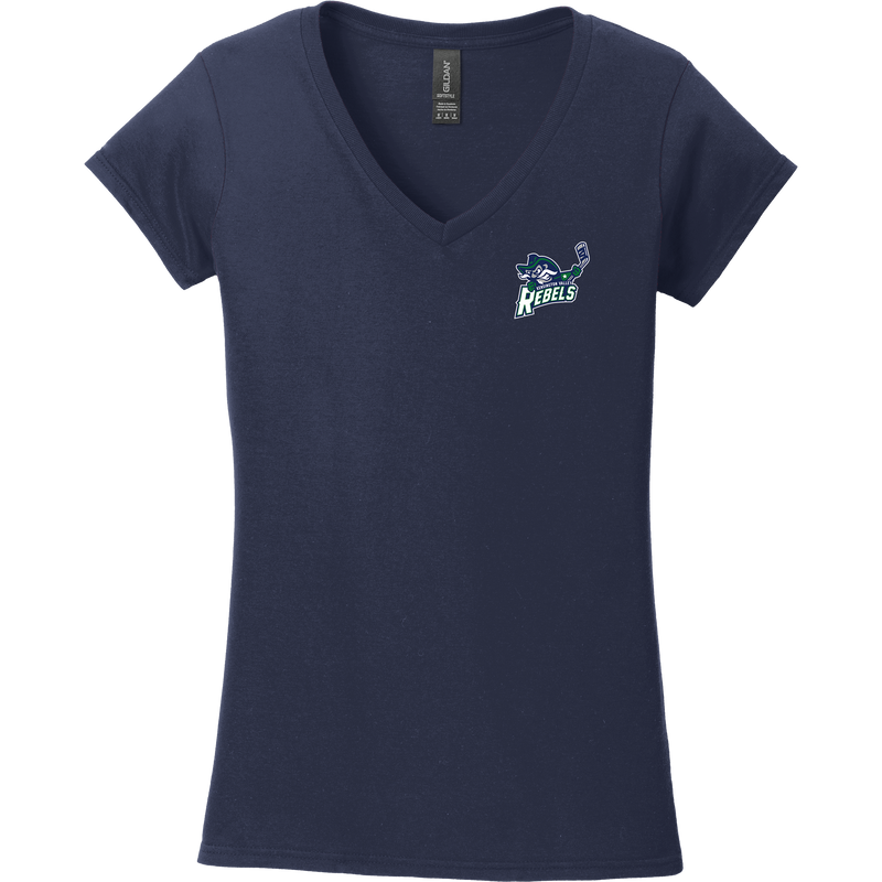 Kensington Valley Rebels Softstyle Ladies Fit V-Neck T-Shirt