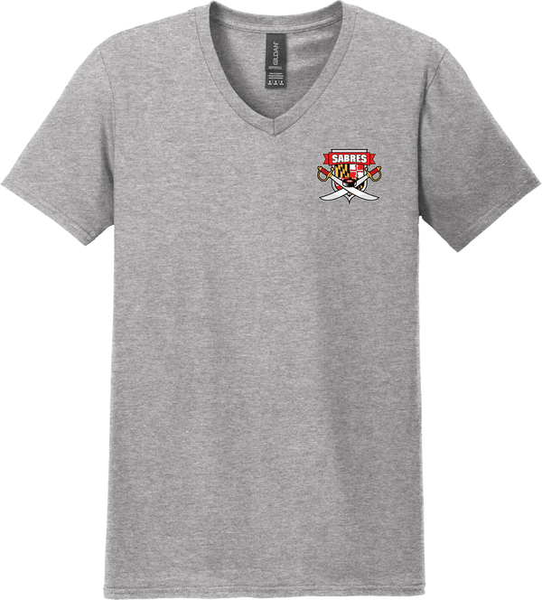 SOMD Sabres Softstyle V-Neck T-Shirt
