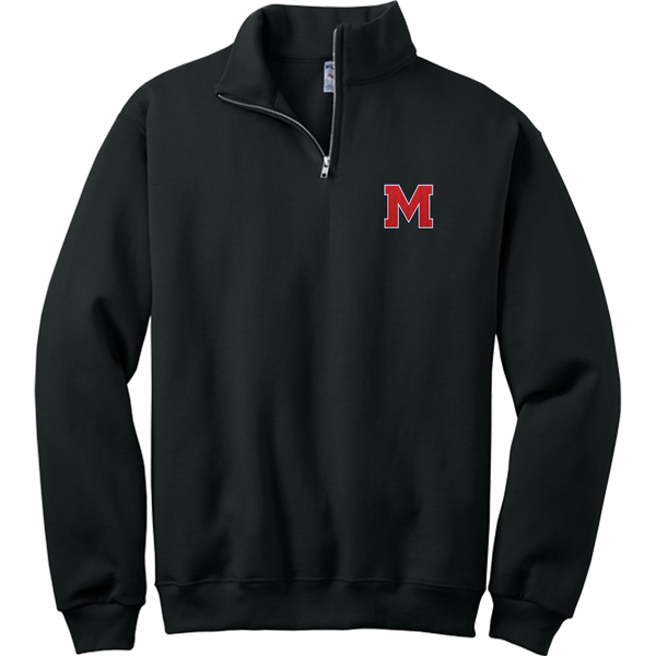 Mount St. Charles NuBlend 1/4-Zip Cadet Collar Sweatshirt