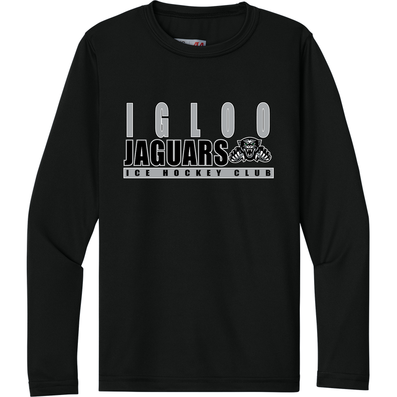 Igloo Jaguars Youth Cooling Performance Long Sleeve Tee