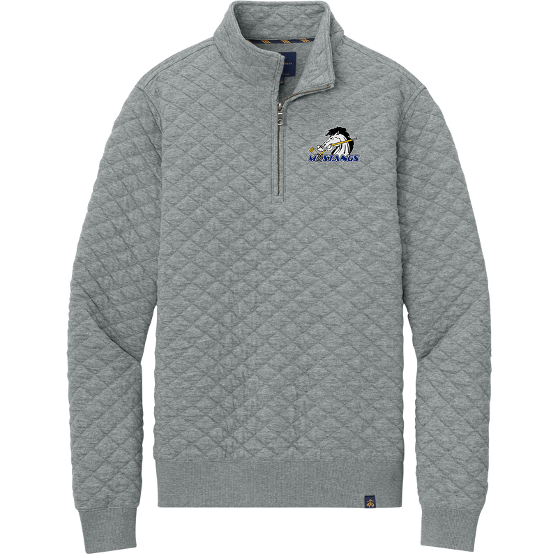 Mid-State Mustangs Brooks Brothers Diamond Quilt 1/4-Zip