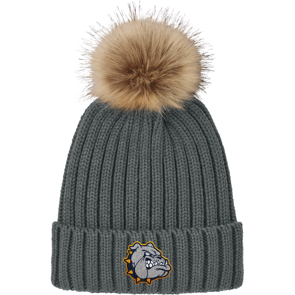 Chelsea Bulldogs Faux Fur Pom Beanie