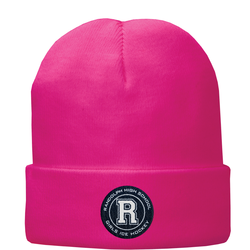 Randolph Girls Hockey Fleece-Lined Knit Cap