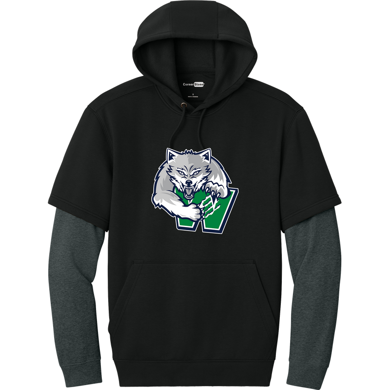 Woodbridge Wolfpack Tough Fleece Layered Hoodie