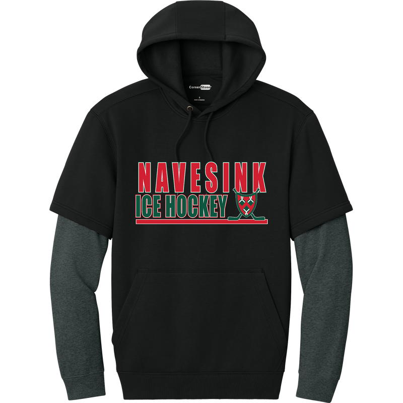 Navesink Tough Fleece Layered Hoodie