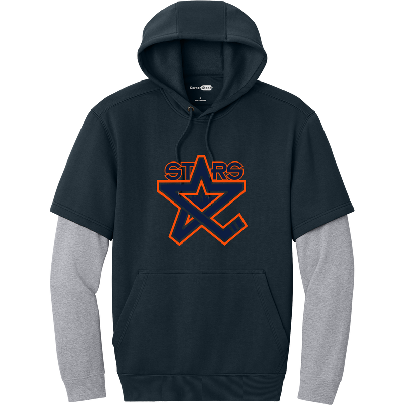NY Stars Tough Fleece Layered Hoodie
