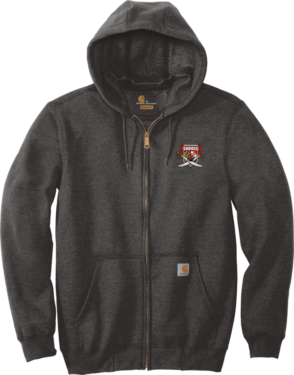 SOMD Sabres Carhartt Midweight Hooded Zip-Front Sweatshirt