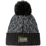 CT Clippers New Era Marled Knit Pom Beanie