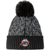 Metro Jets New Era Marled Knit Pom Beanie