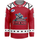 NJ Titans Goalie Sublimated Jersey - Red - Kit