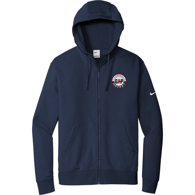 GAP Hockey Nike Club Fleece Sleeve Swoosh Full-Zip Hoodie