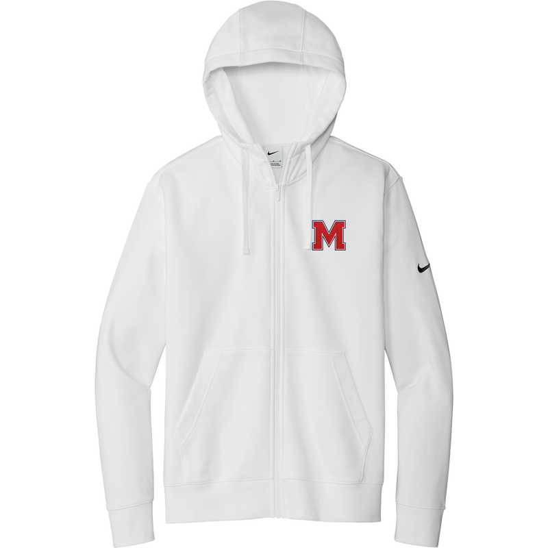 Mount St. Charles Nike Club Fleece Sleeve Swoosh Full-Zip Hoodie