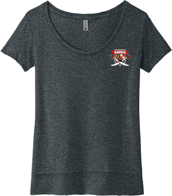 SOMD Sabres Womens Festival Scoop Neck Tee (D1825-LC)