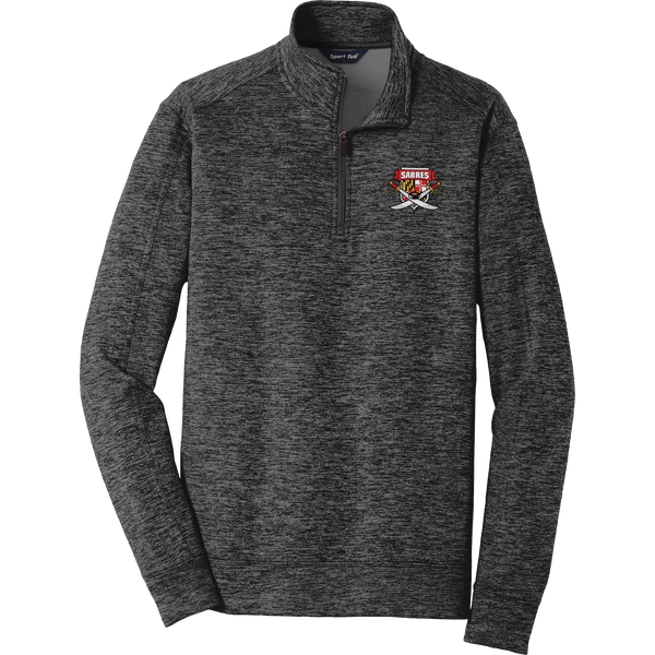 SOMD Sabres PosiCharge Electric Heather Fleece 1/4-Zip Pullover (E1314-LC)