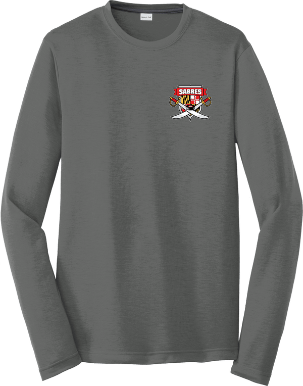 SOMD Sabres Long Sleeve PosiCharge Competitor Cotton Touch Tee (D1825-LC)