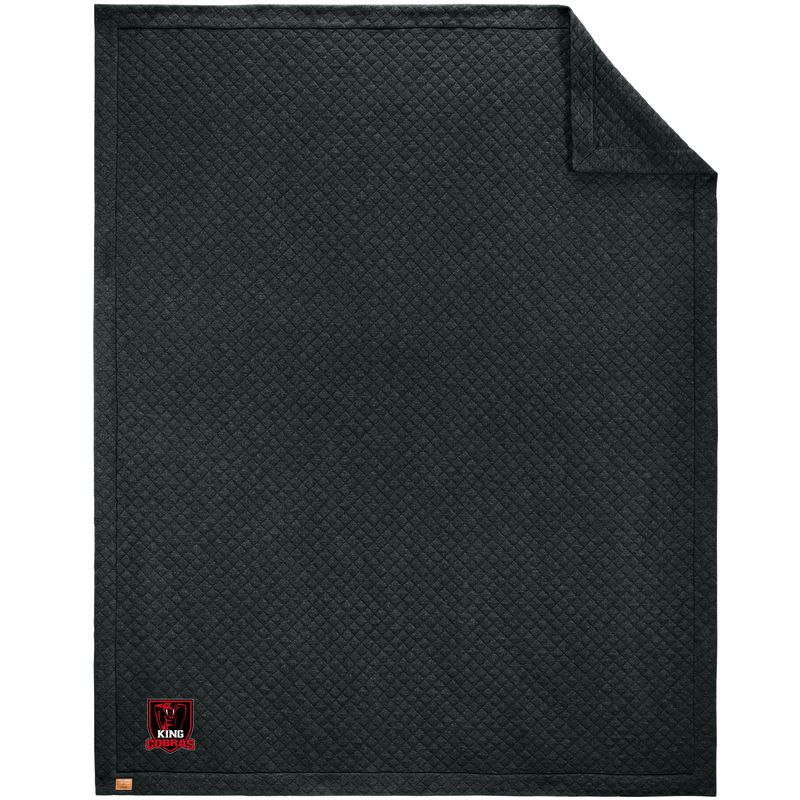 King Cobras TravisMathew Diamond Quilt Blanket