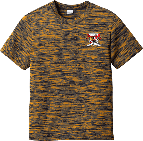 SOMD Sabres Youth PosiCharge Electric Heather Tee (D1825-LC)