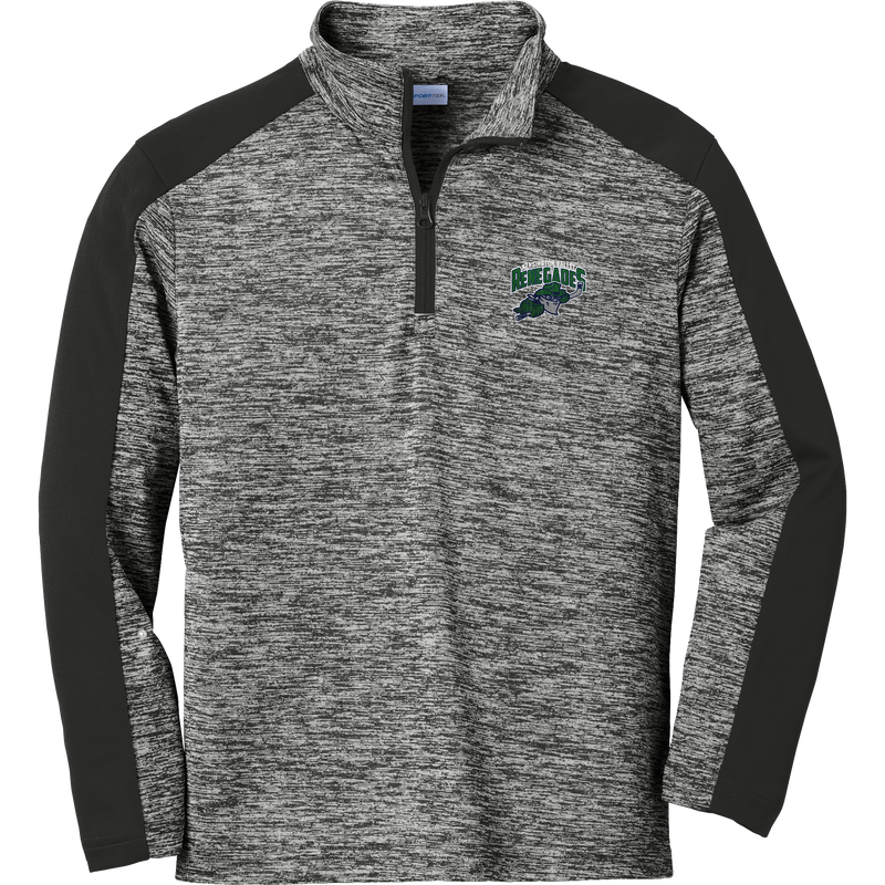 Kensington Valley Renegades Youth PosiCharge Electric Heather Colorblock 1/4-Zip Pullover